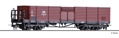 TILLIG 05920 - H0e Offener Güterwagen OO der DR, Ep. III